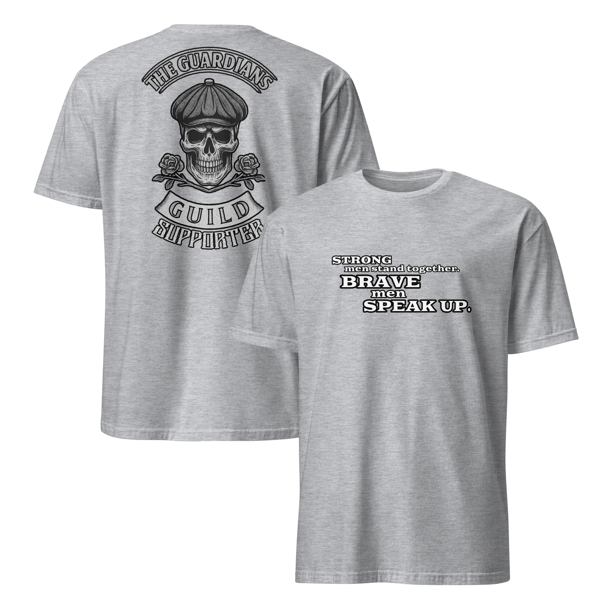 Short-Sleeve Unisex Supporter T-Shirt with Motto - Image 4