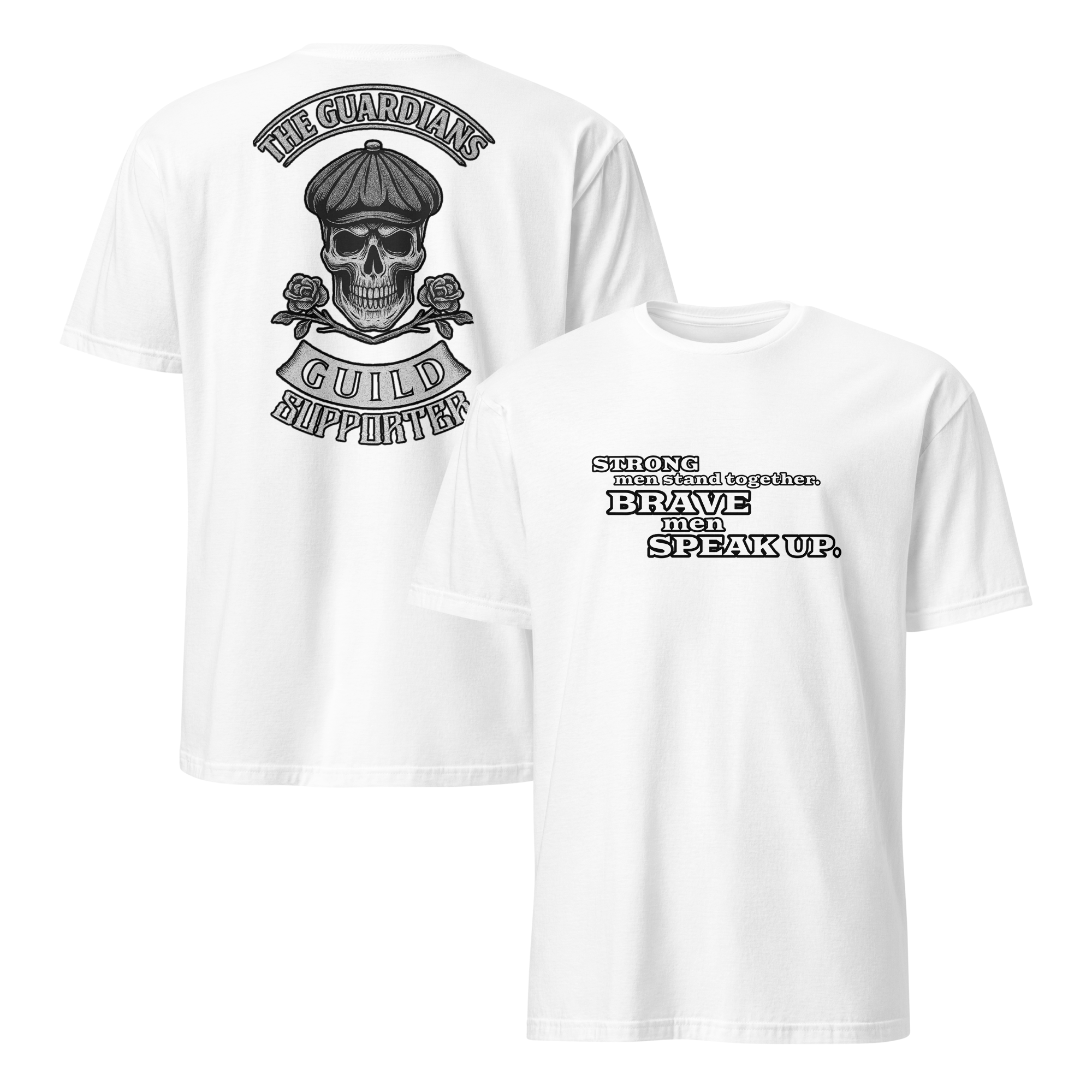Short-Sleeve Unisex Supporter T-Shirt with Motto - Image 3