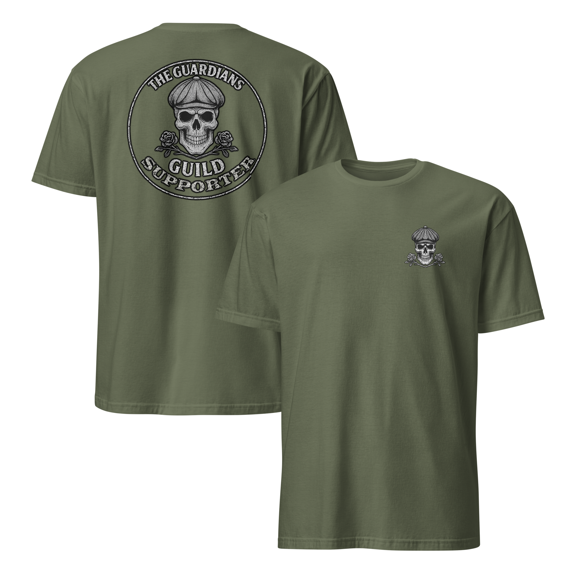 Short-Sleeve Unisex Dual-logo Supporter T-Shirt - Image 8